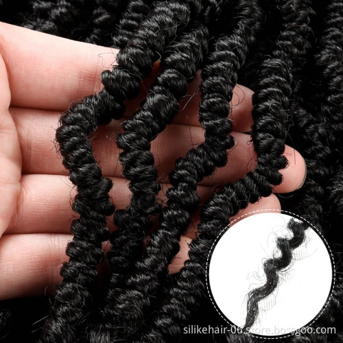 pre twisted hair kinky twist crochet braids Hair Extension Passion Twist Long Bohemian Hair 12"18inch Water Wave Crochet Braids